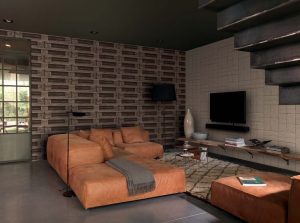 Варианты комбинирования обоев.