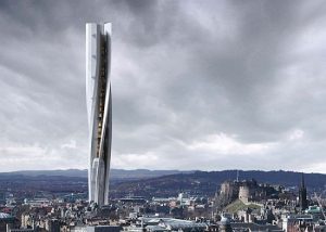 Ветряная башня Twisted, будет производить энергию из