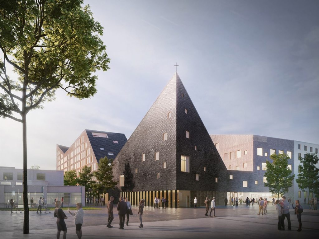 OOPEAA Wins Multi-functional Church and Social Housing Proposal in Helsinki