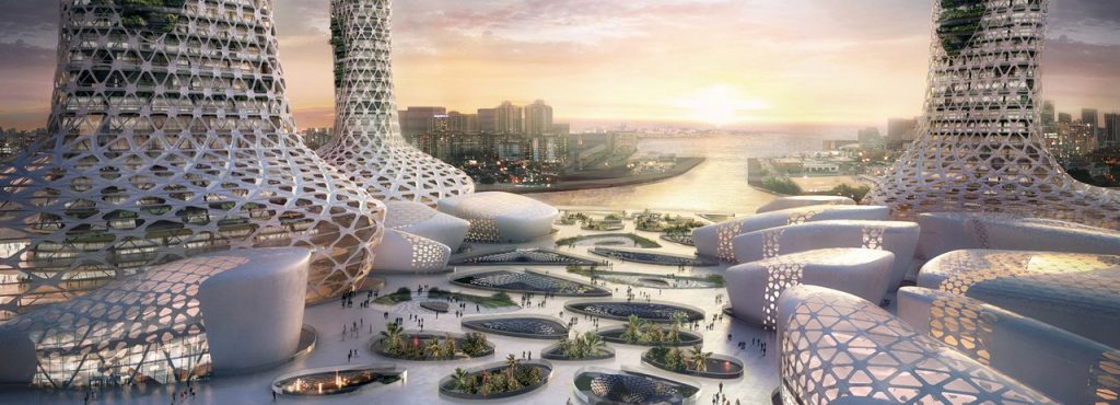 Amorphoustudio's mixed-use proposal in Dubai creates a union between design and nature