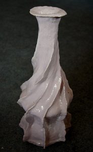 ваза «Моранди» шамот, глазури.