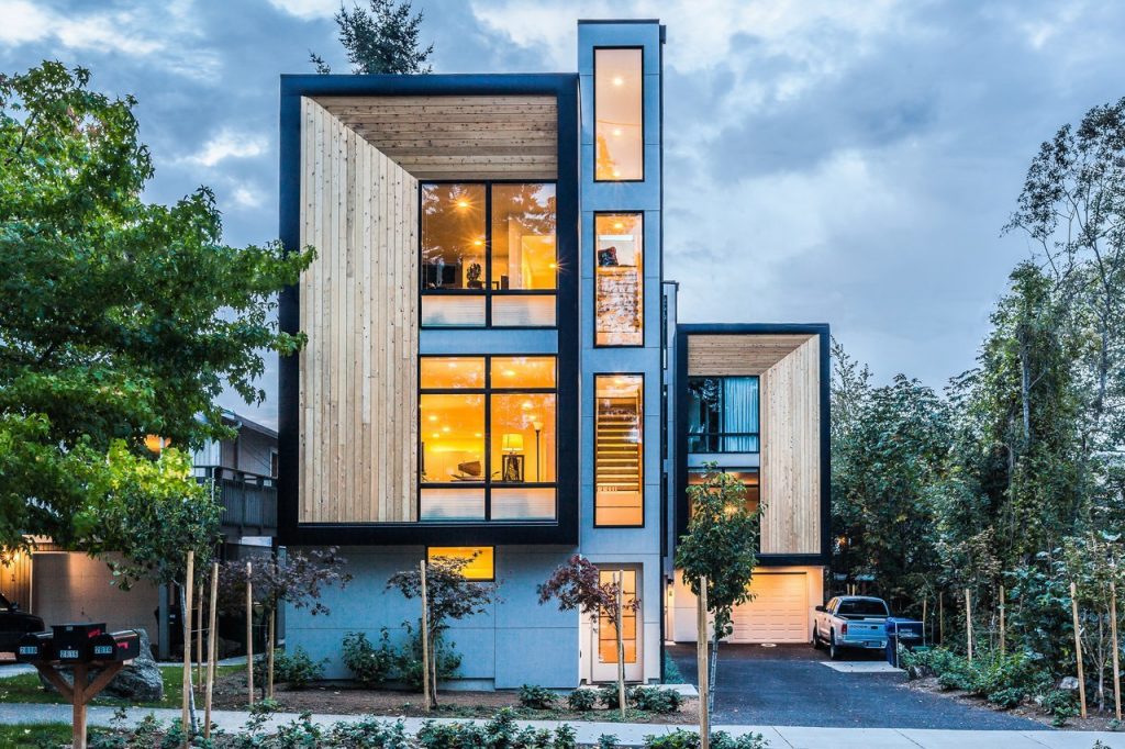 Modern Prefab Townhomes in West Seattle - Design Milk