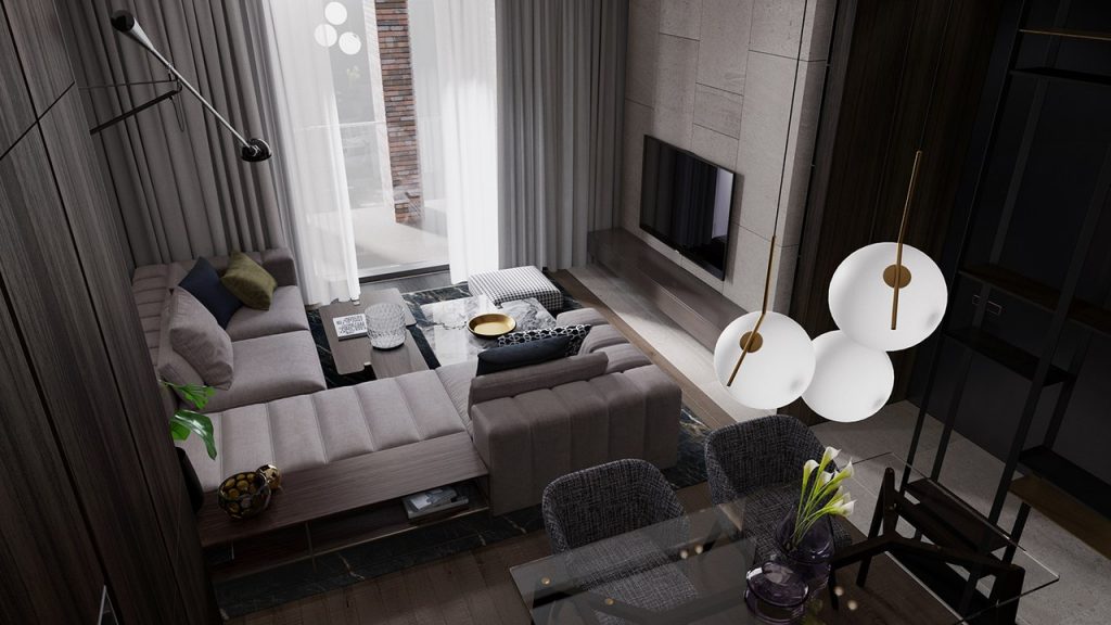 Dark apartment for light pair
