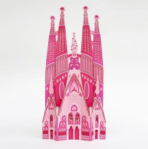 Craft Paper Cityscapes of Barcelona