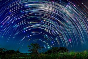 Star Trails in Singapore Sky