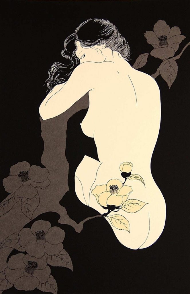 Работы японской художницы Kojima Kimiko, 1970-1980-е годы.