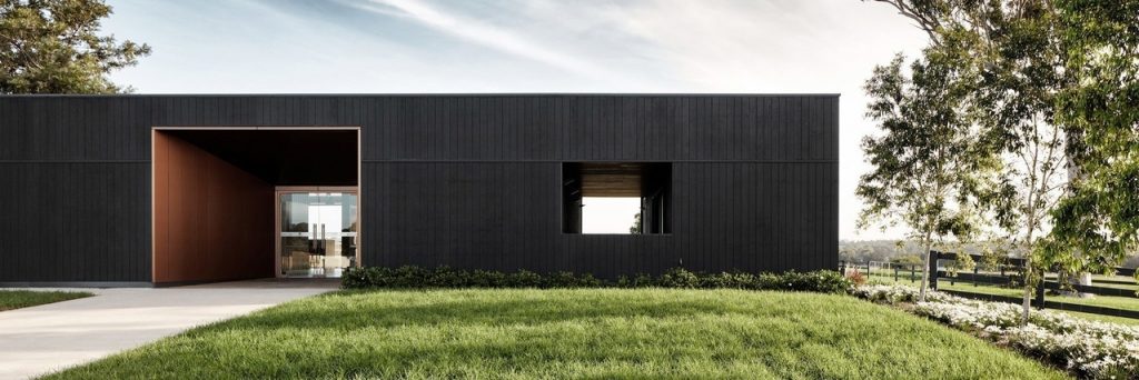 THOSE architects convert former dairy farm into contemporary sales office