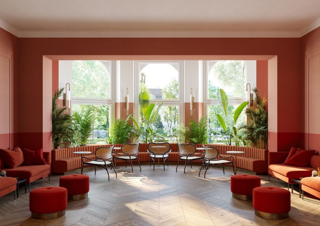 Hotel in Budapest by Roomba Home Design