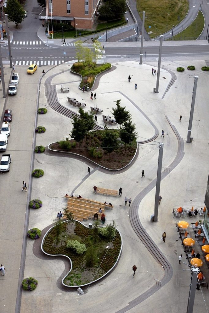 Funkia Landskapsarkitektur / The Square of Jan Stenbeck.