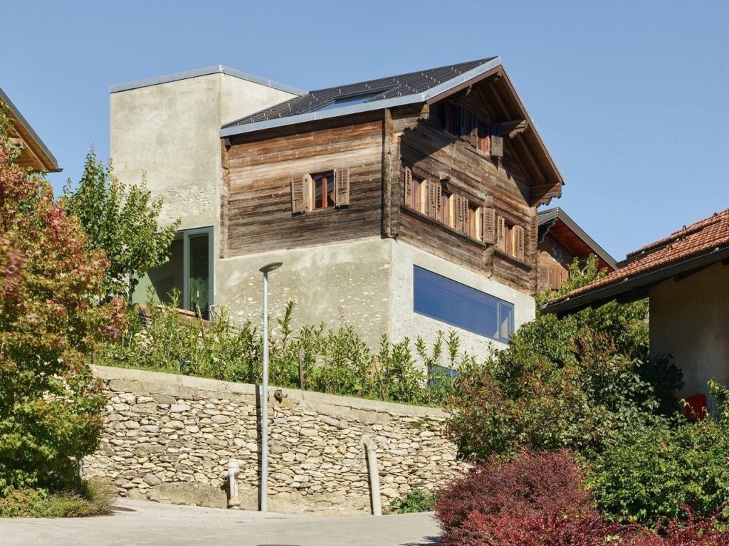 ReynardRossi-Udry House by Savioz Fabrizzi Architectes in Ormône, 1965, Switzerland