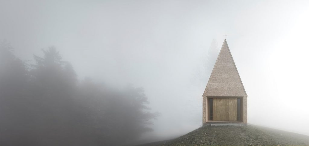 Metzgerstüble Kapelle Salgenreute in Krumbach, Austria by Bernardo Bader Architekten