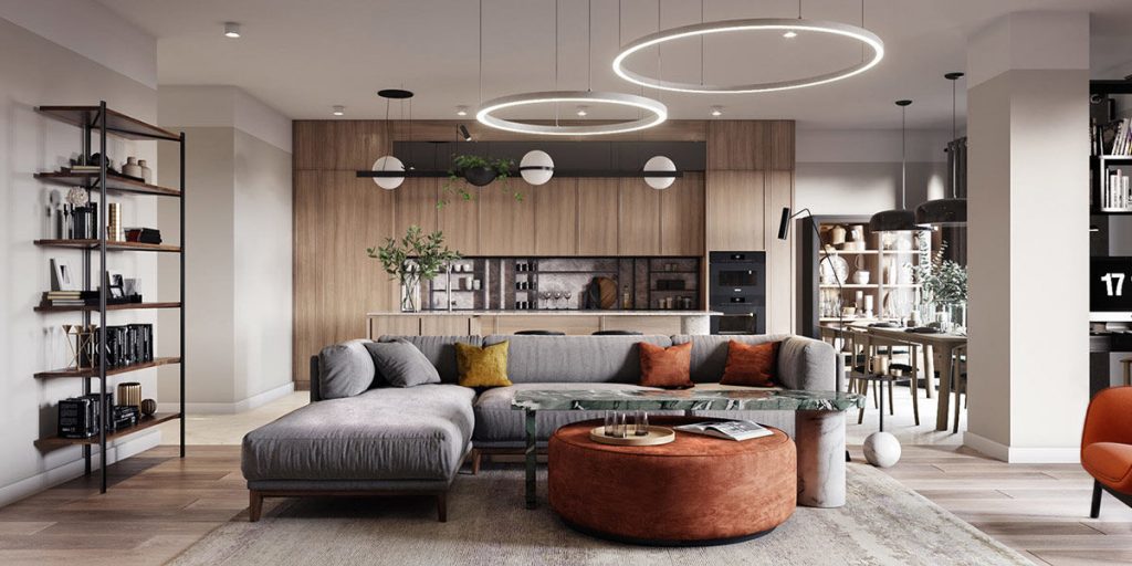 Flat in Moscow, measuring in at 120 square metres