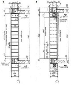 Наружные стены и другие конструктивные элементы жилых зданий с несущим остовом в виде каркасно-этажерочных систем