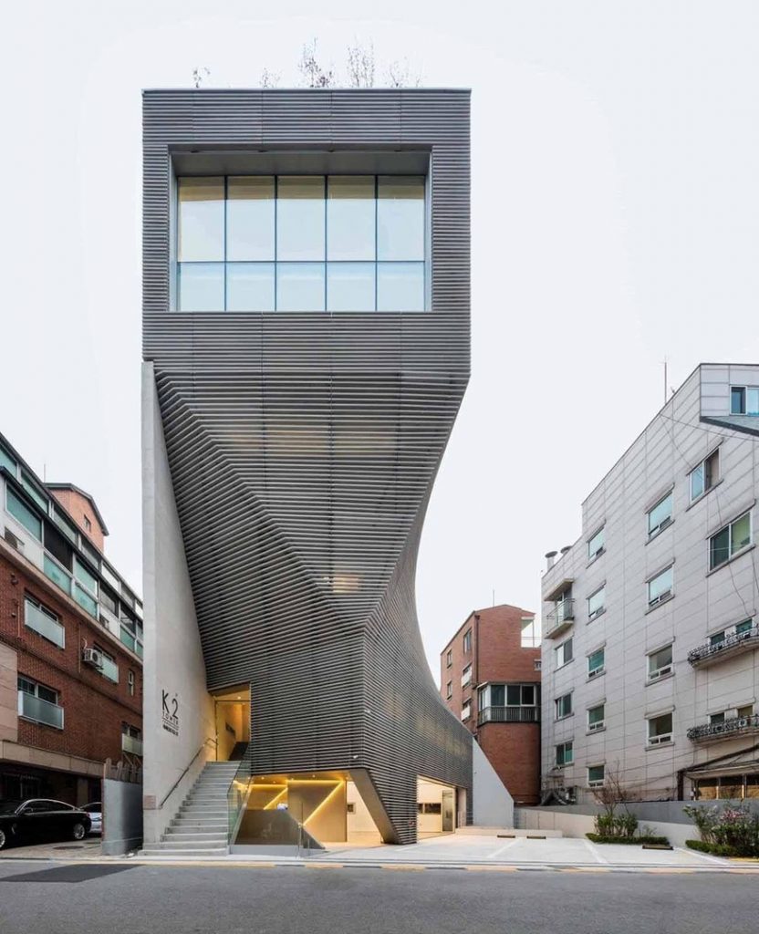K2 Tower, designed by Jo Jinman Architects is a 5 story office