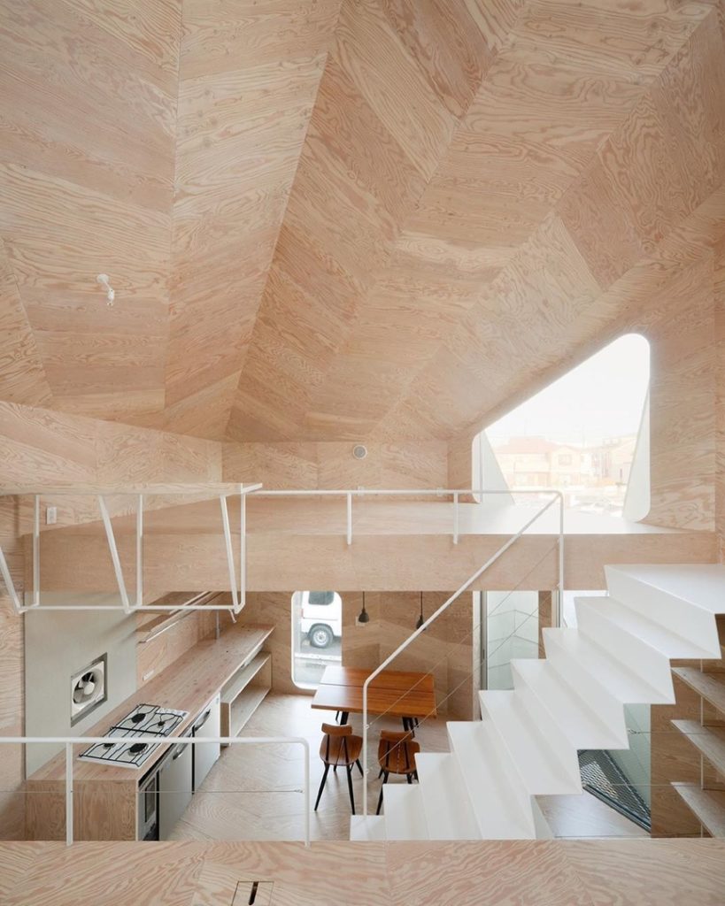 Tsubomi House (Tokyo Bud House) designed by Japan-based architectural studio FLAT HOUSE