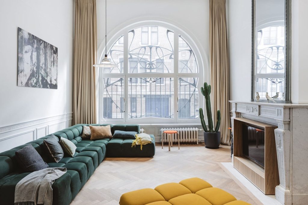 Renovation of an Art Nouveau family home in Antwerp by Sam Peeters, Toon Martens