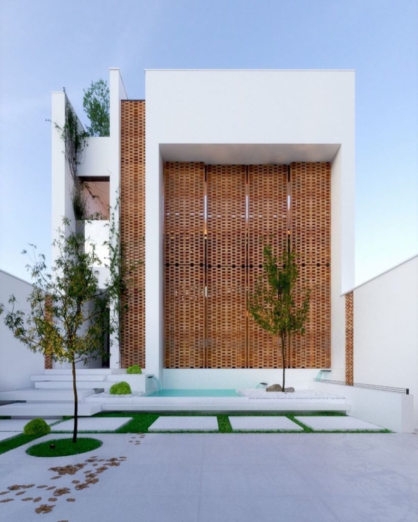 Khesht Khaneh is a house with pattern of Iranian architecture designed by Eisa Ghasemian, situated in Kerman
