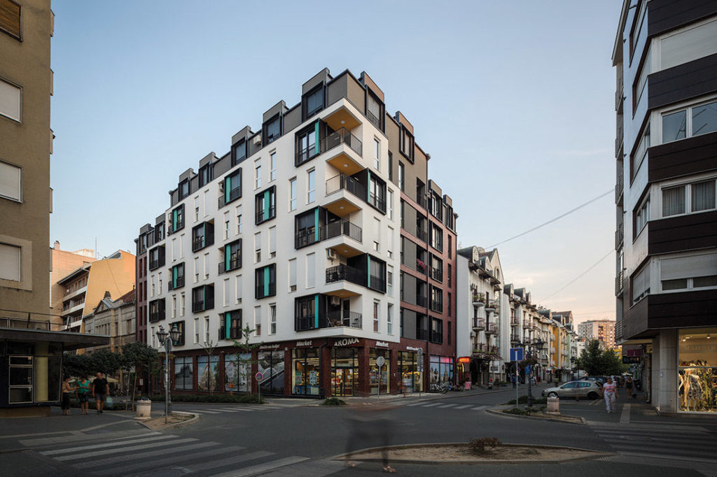 Residental and Commercial Building by Lazar Kuzmanov