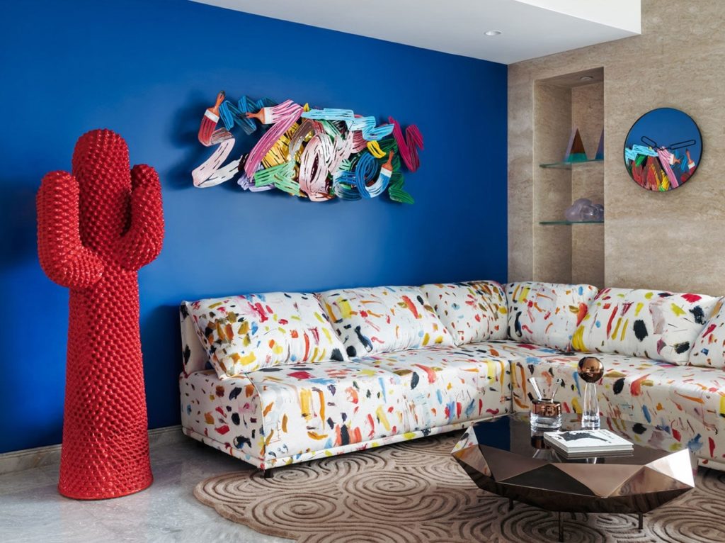 Джаннат Васи: квартира в Мумбае в стилистике поп-арта || 01