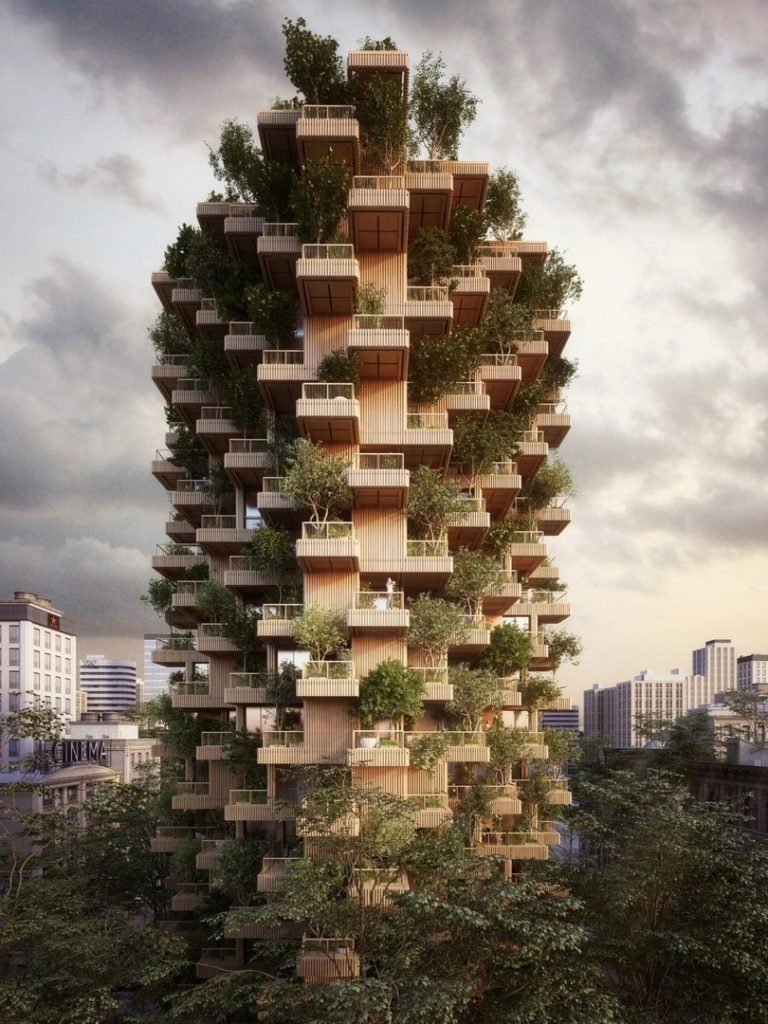 Penda proposes Toronto Tree Tower built from cross-laminated timber modules
