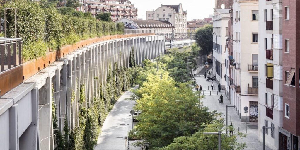 Raised Gardens of Sants in Barcelona by Sergi Godia   Ana Molino architects in Barcelona, Spain
