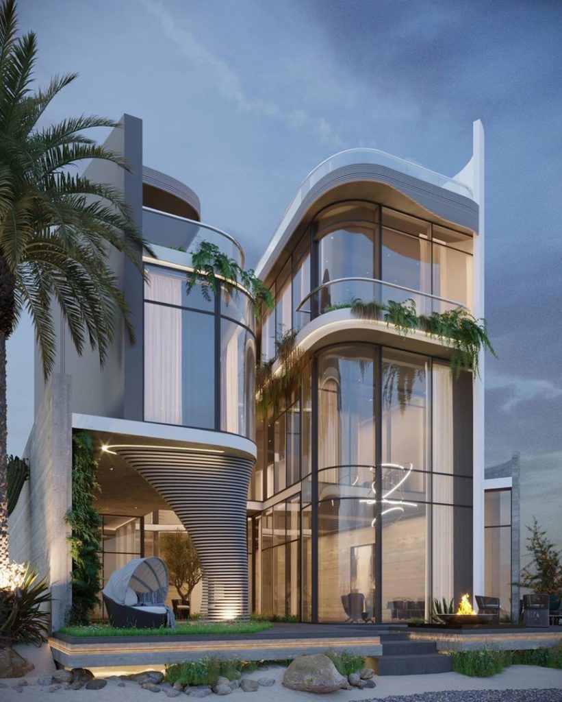 Lithe house in  designed by Kuwait-based architect