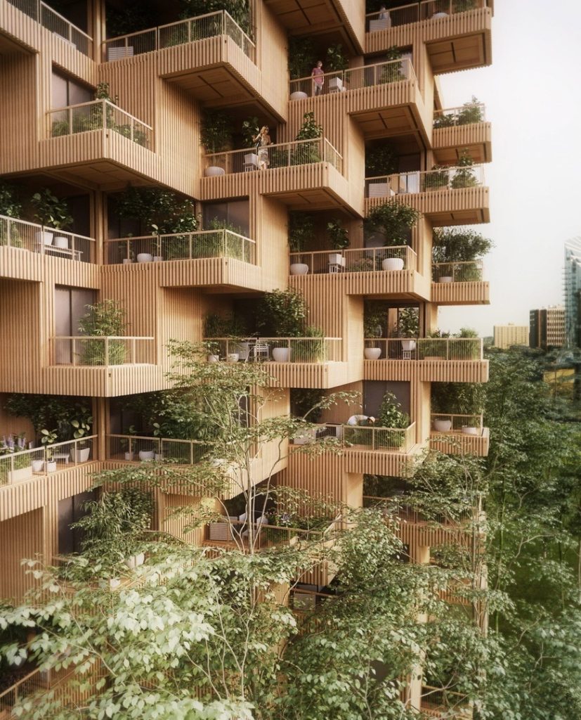 Penda proposes Toronto Tree Tower built from cross-laminated timber modules