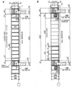 Наружные стены и другие конструктивные элементы жилых зданий с несущим остовом в виде каркасно-этажерочных систем