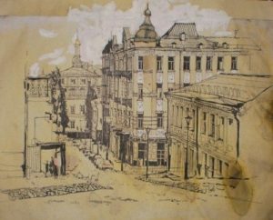 Зарисовки архитектуры Киева.