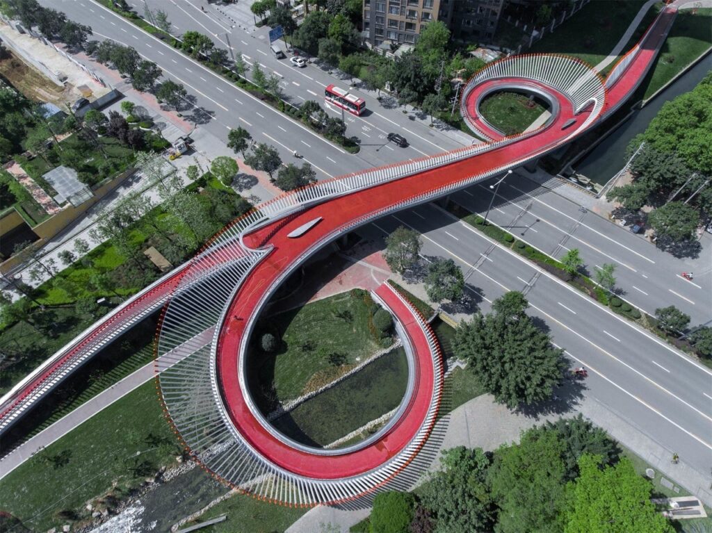 Ruyi Bridge by ZZHK Architects, Chengdu