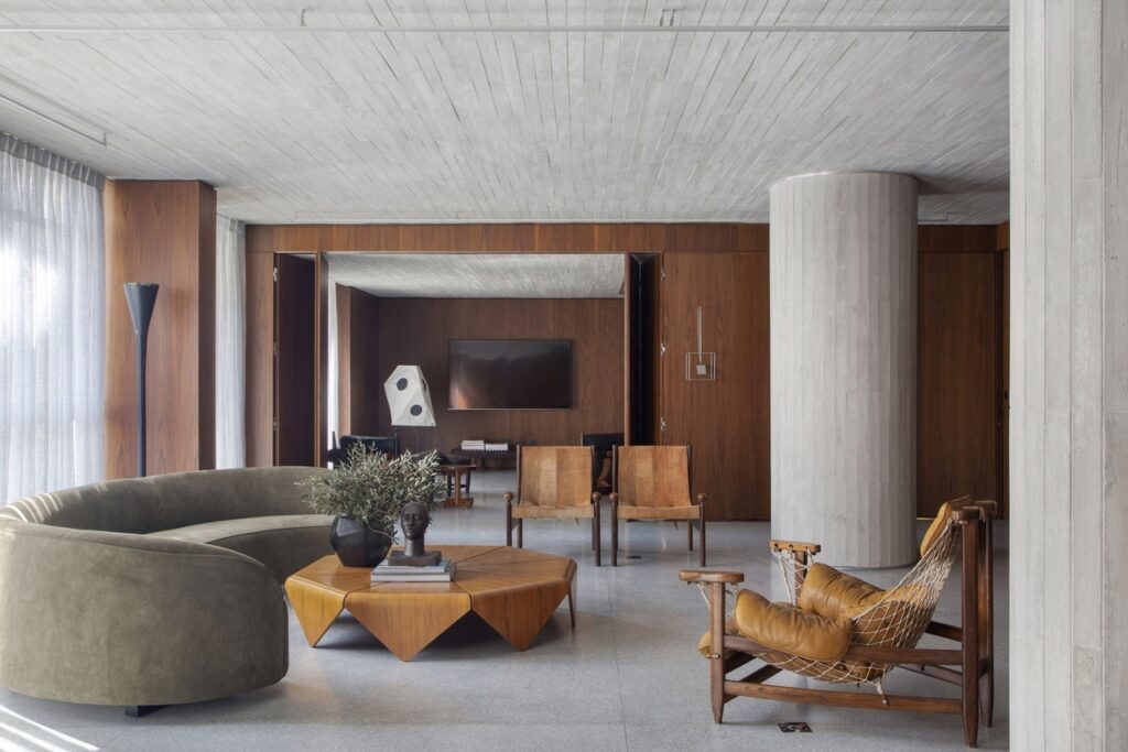 Модернистские и минималистские образы в интерьере квартиры от BC Arquitetos