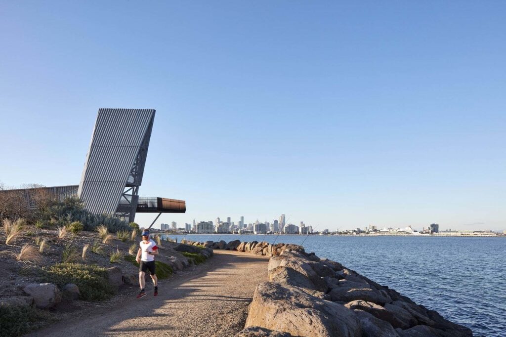 Sandridge Lookout in Melbourne, Australia by Cox Architecture