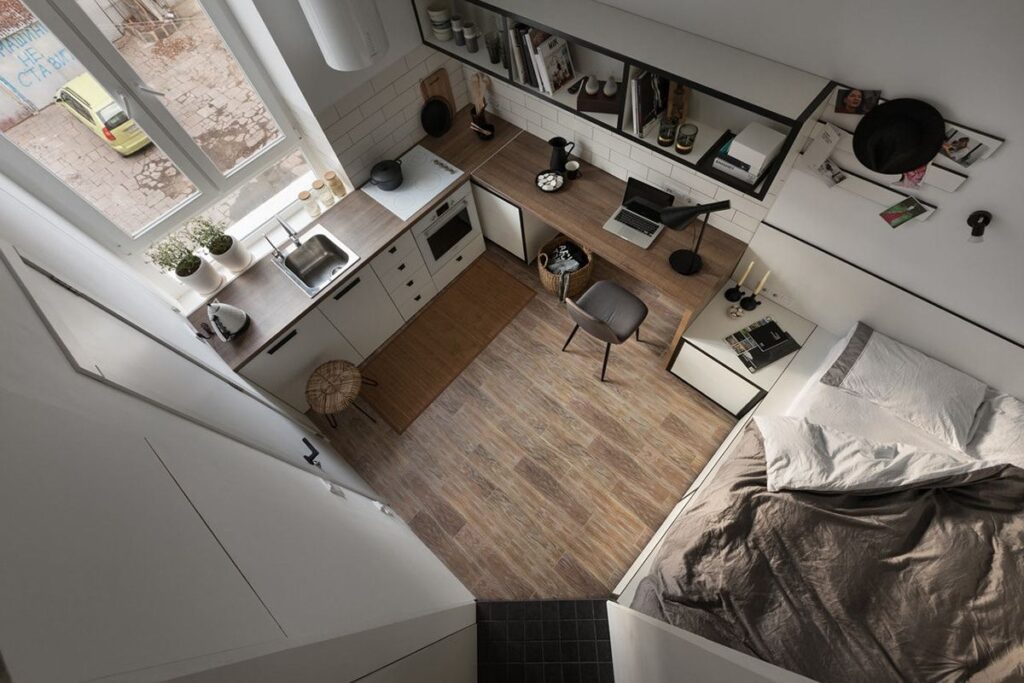 Квартира для студента из Одессы, 18 м²