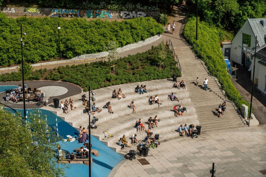 Nedre Foss Park by Norconsult