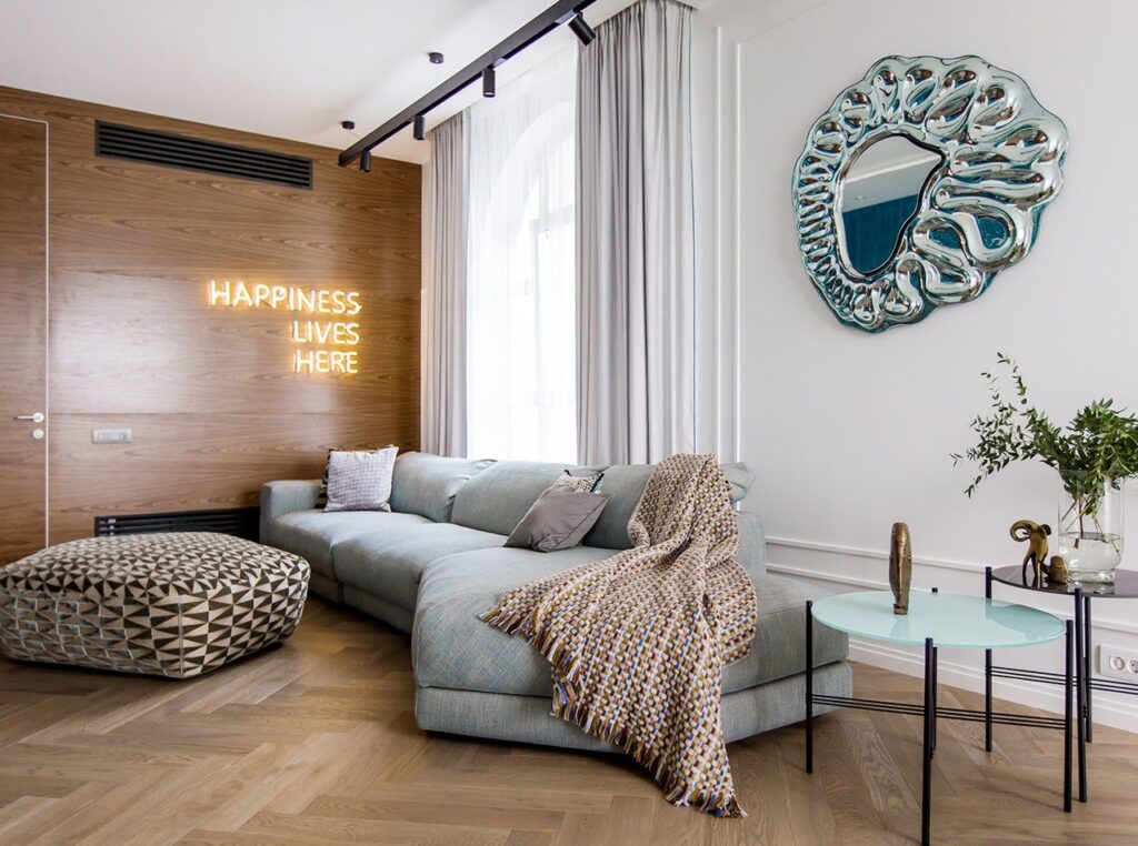 Sldesign studio: пентхаус для молодой семьи в Перми || 01