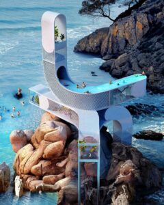 Архитектурный эскиз дома для отдыха в Италии от ANTIREALITY / anti__reality