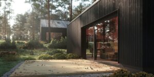 Деревянный и безмятежный проект «Popowo-Letnisko» от Terton Rendering (Facebook)