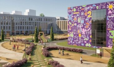 Два ярких мурала украсят школу на севере Москвы