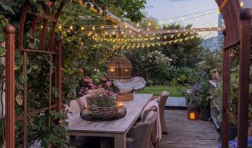 Особая атмосфера вечернего сада