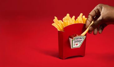 Heinz создал коробку для картофеля фри с отделением для кетчупа