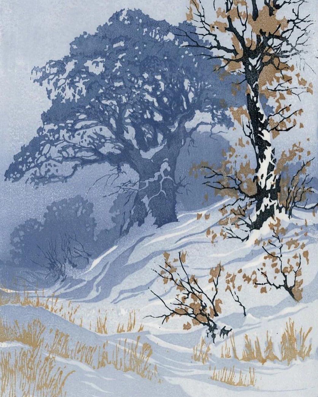 «Зимний дуб» (Gnarly Winter Oak)