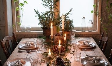 Уютный зимний интерьер в Финляндии