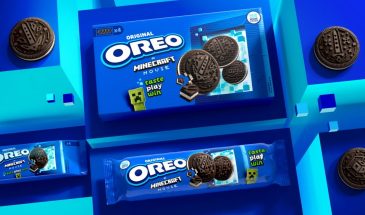 Агентство Otherly разработало дизайн упаковки лимитированного издания печенья Oreo приуроченный к выпуску фильма Minecraft в кино