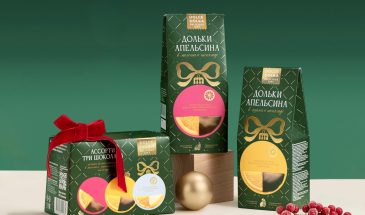 Агентство Babyage задизайнило новогодний подарок от Dolcedolka апельсины в шоколаде