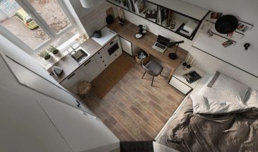 Студенческая квартира-студия: компактно и продуманно