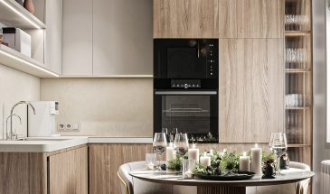 Дизайн интерьера кухни и прихожей