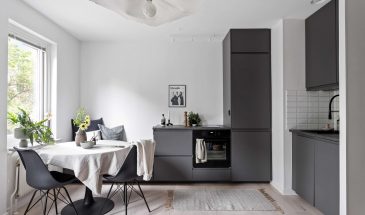 Скандинавская квартира-студия 26 м2.