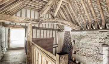 Средневековый дом купца в Саутгемптоне в церемониальном графстве Хэмпшир в Англии.