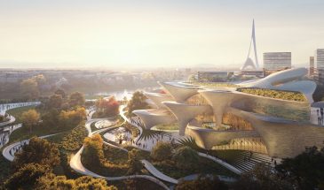 Архитектурное бюро Zaha Hadid Architects опубликовало изображения культурного центра в «Новом Ташкенте». Ожидается, что в комплексе разместятся Международный научно-исследовательский центр имени Алишера Навои, Литературный музей и школа узбекского языка, литературы и музыки для 200 студентов.