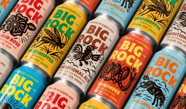 Helms Workshop разработало новый дизайн для упаковки крафтового пива Big Rock